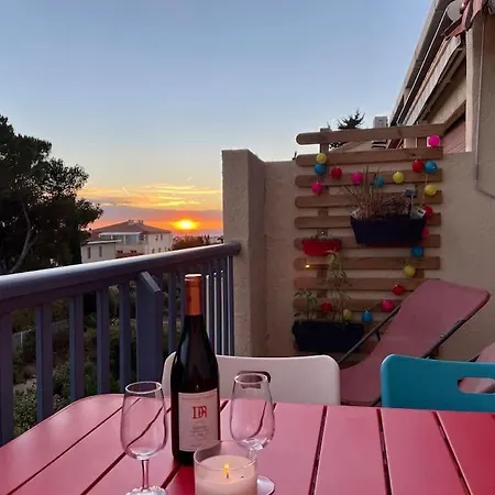 9 - Agreable Appartement, Terrasse, Vue Et Parking Apartment Bandol